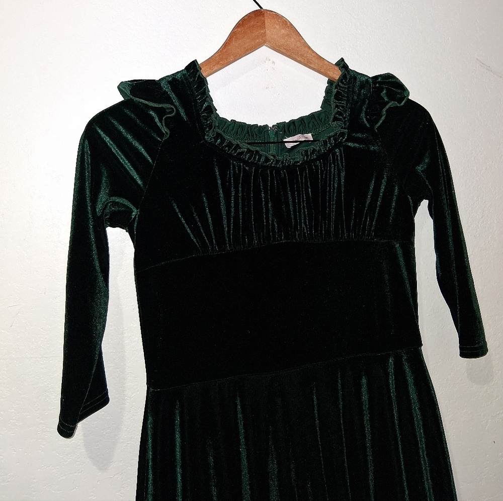 IVY CITY CO Cleopatra Emerald Velvet Dress - Picture 5 of 9